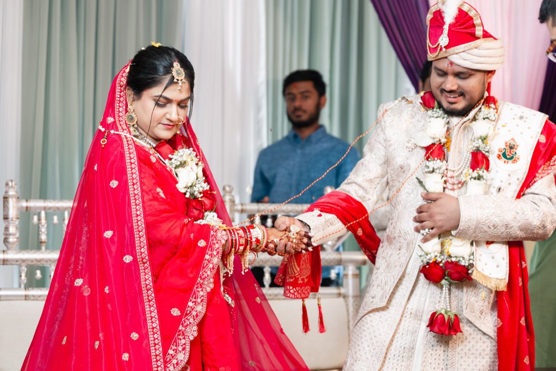 A wedding ceremony photographed by Smritika Moments
